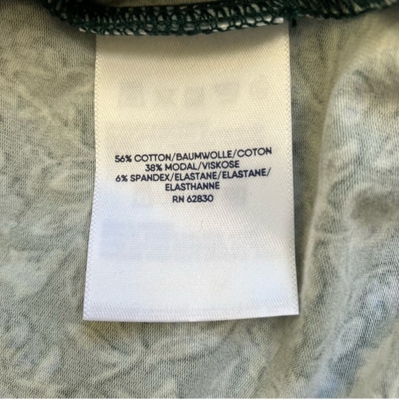 Lands' End Front Twist V-Neck Fit & Flare Knee Length Floral Dress Modal NWT - Picture 15 of 16